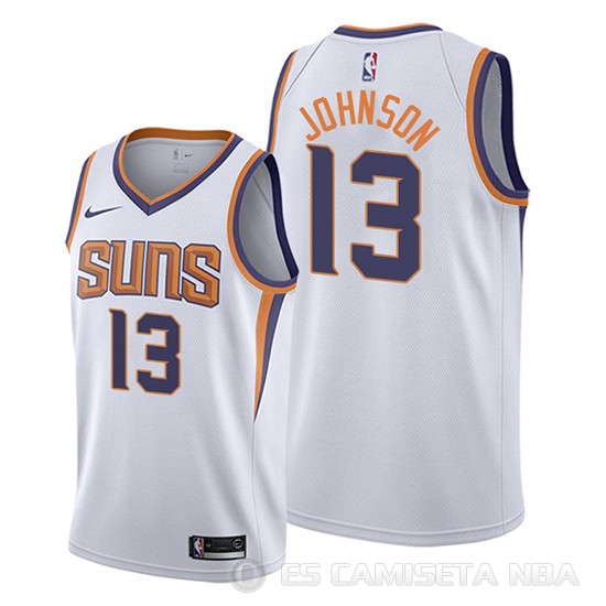 Camiseta Cameron Johnson #13 Phoenix Suns Association 2019-20 Blanco - Haga un click en la imagen para cerrar
